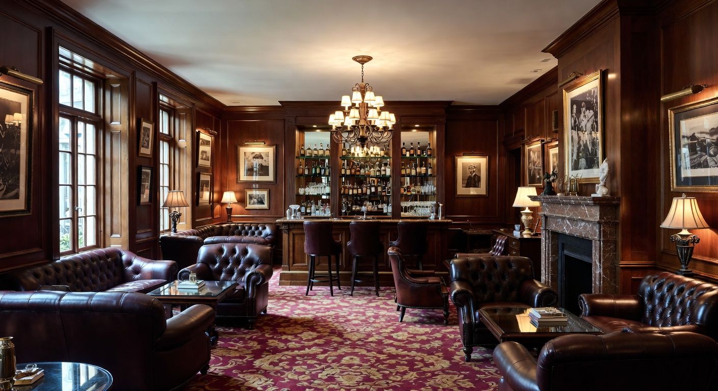 Nowstalgia Smoking Room / Cigar Lounge Design Ideas | AI Interior ...