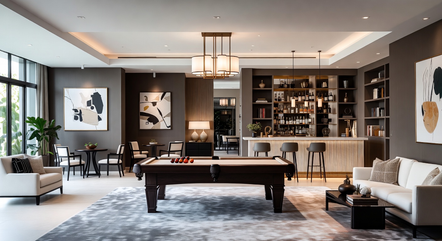 Parametric Billiards Room Design Ideas | AI Interior Design ...
