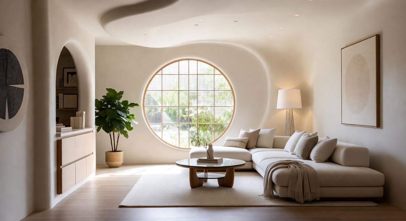 Postmodern Meditation Space Design Ideas | AI Interior Design ...
