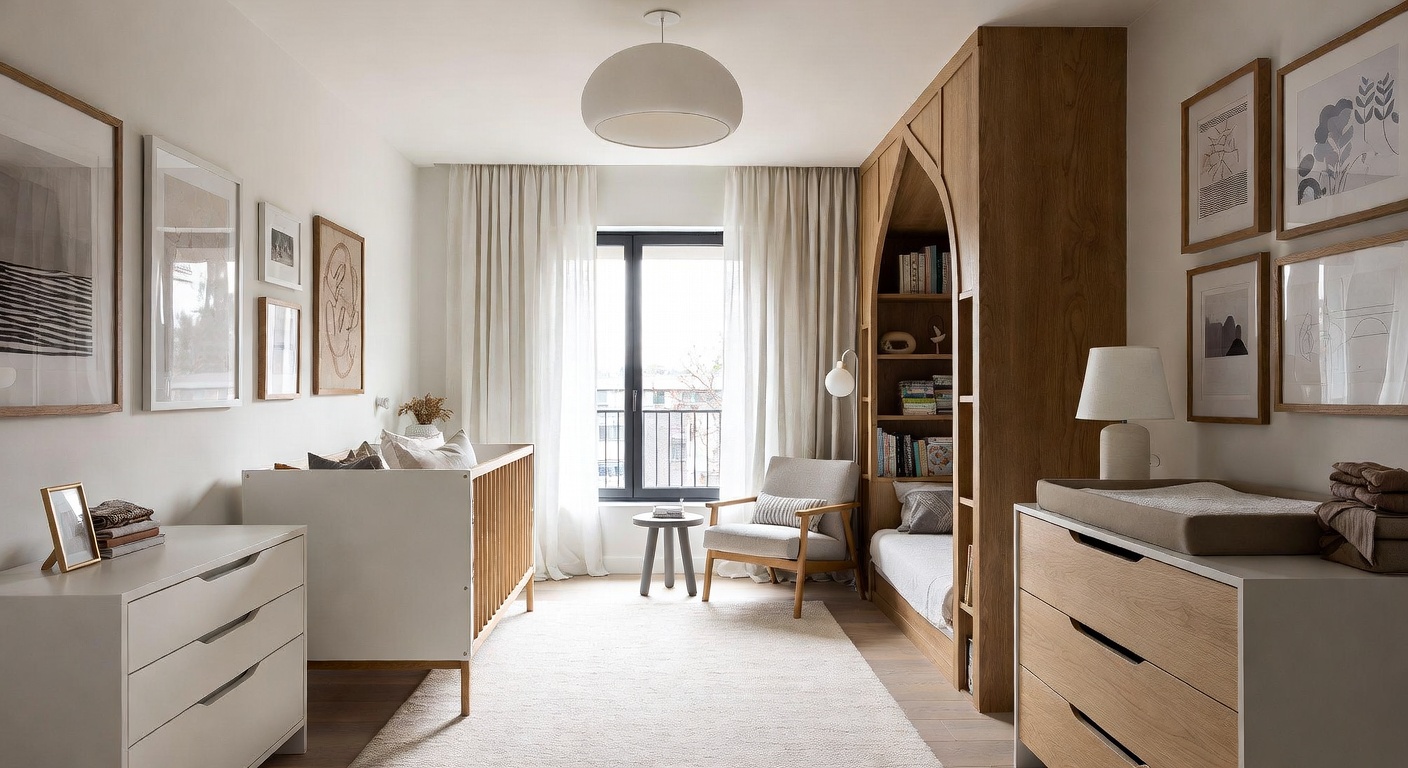 Scandinavian Nursery Design Ideas | AI Interior Design | NewInterior AI
