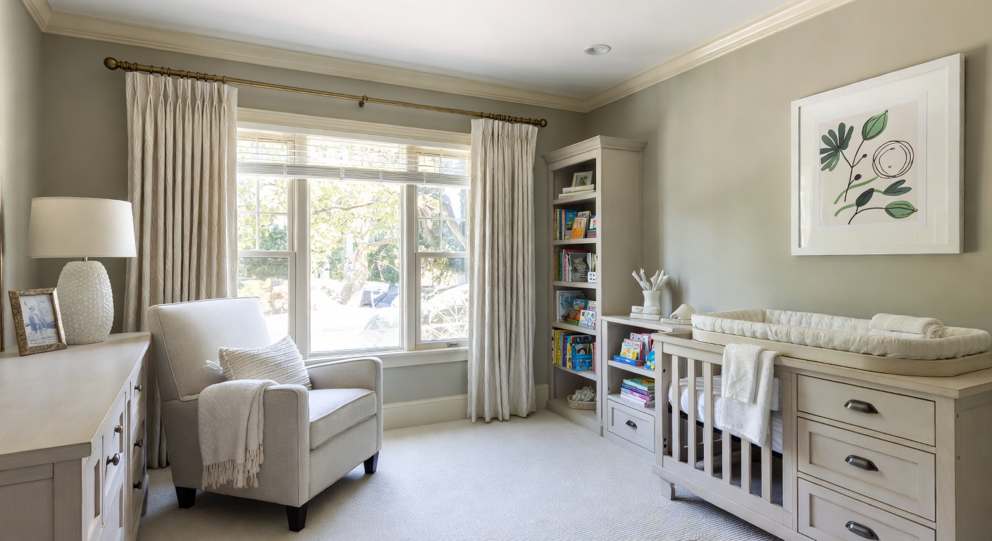 Shaker Nursery Design Ideas | AI Interior Design | NewInterior AI