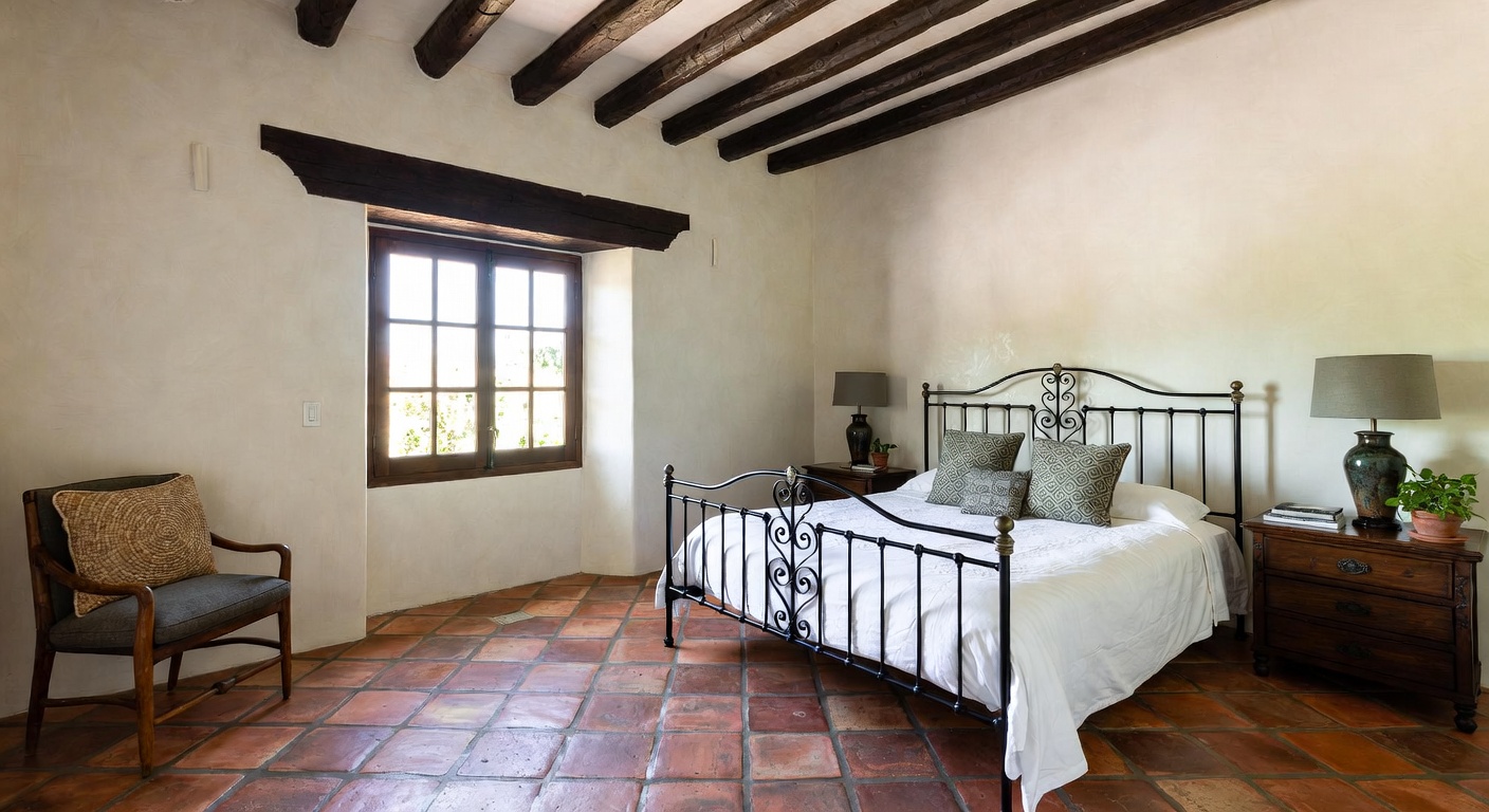 Spanish Colonial Guest Room Design Ideas | AI Interior Design ...
