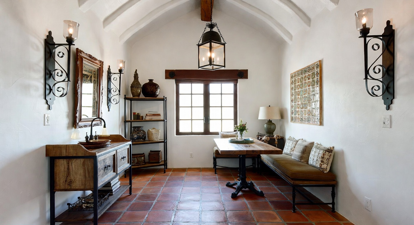 Spanish Colonial Utility Room Design Ideas | AI Interior Design ...