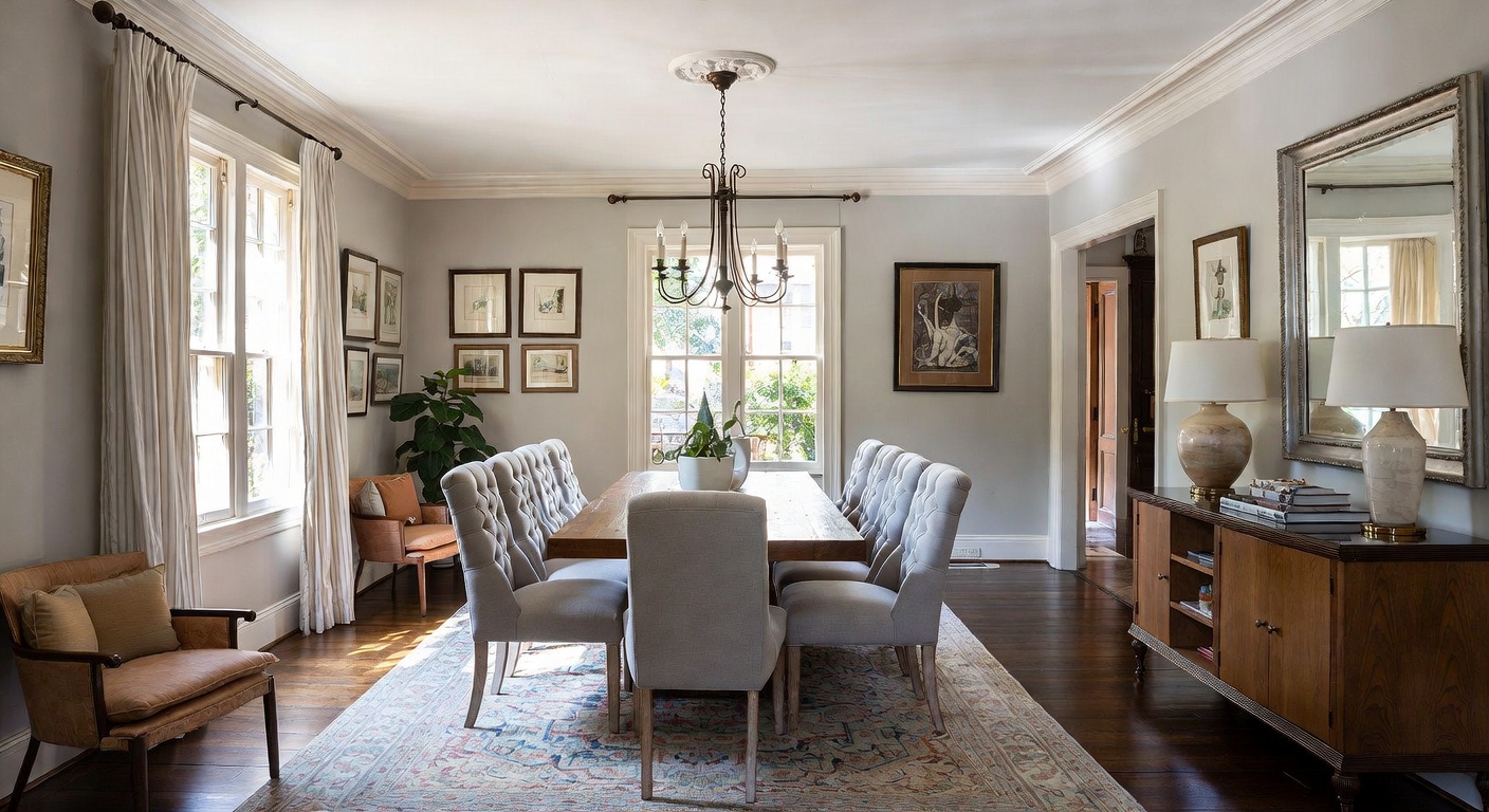 Traditional Dining Room Design Ideas | AI Interior Design | NewInterior AI