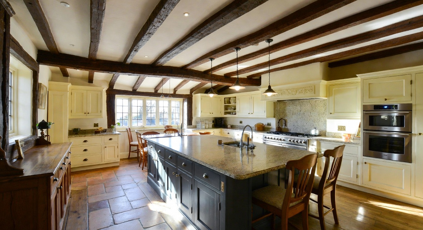 Tudor Kitchen Design Ideas | AI Interior Design | NewInterior AI