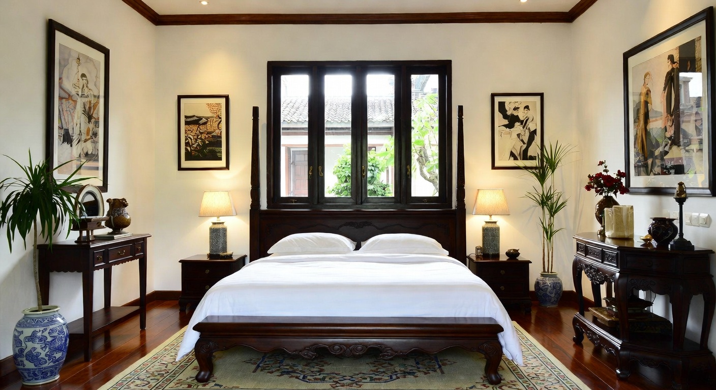 Vietnamese Bedroom Design Ideas | AI Interior Design | NewInterior AI